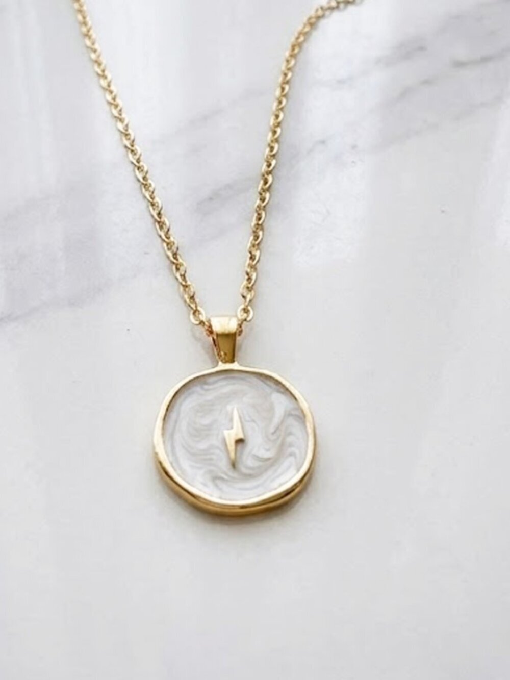 Ladies Lighting Bolt Necklace